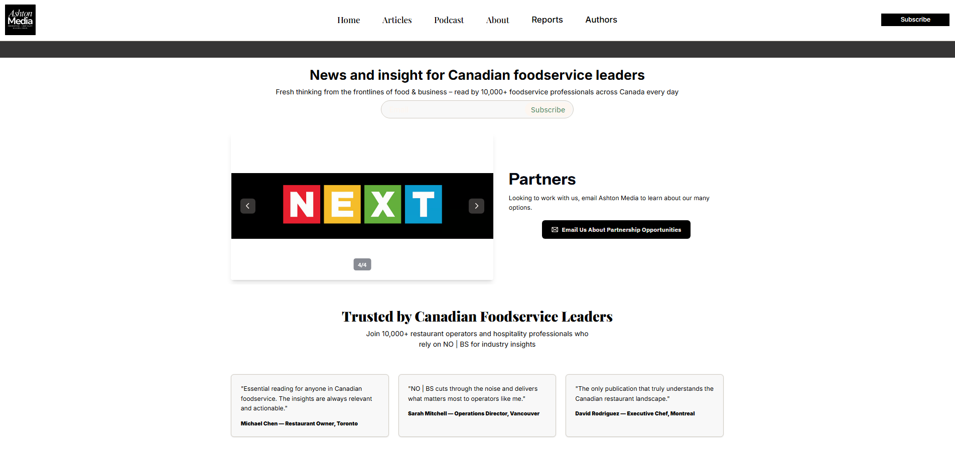 Ashton Media Headlines - News and insight for Canadian foodservice leaders